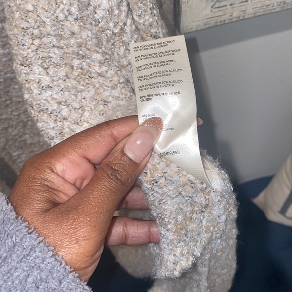 FREE PEOPLE BFF CARDIGAN IVORY MARBLED M NWOT NEVER WORN - Picture 5 of 8